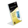 Brochuredisplay bnt klar A6 L-form t/bord 105x148mm