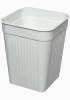 Papirkurv Orth 14 L firk. hvid plast H32xB26 cm