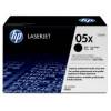 Lasertoner HPCE505XD Sort 2 stk.  6500 sider v/5%dækning