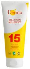 Solcrem Hello Sunshine SPF15 200ml uden parfume