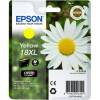 Blækpatron Epson gul 18XL 450 s. v/5% dækning