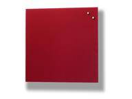 Glastavle Naga magnetisk 45x45 cm rød