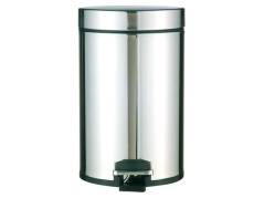 Pedalspand, EKO, grå, stål, 5 l, med inderspand i plast