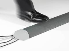 Kabel Kanal gummi 300 x 15 cm inkl. endestykker mørk grå 