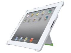 Cover t/iPad 2-4 m/støtte hvid