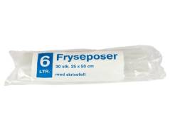 Fryseposer Rul-let 6l 25x50cm m/skrivefelt 50ps/rl 