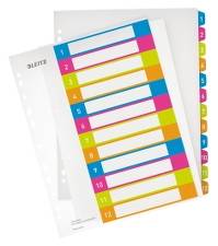 Register printbar Leitz PP A4+ 1-12 WOW farver
