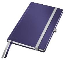 Notesblok Style A5 Hard Hard linj. 100g 80 blade blå
