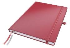 Notesblok Leitz Complete A4 linieret 80 perf. blade rød