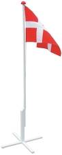 Flagstang 180cm m/fod, flagline, hejs og flag