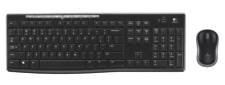 Tastatur + lasermus Logitech MK270 Wireless Desktop sort