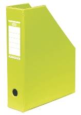 Tidsskriftskassette ELBA A4 maxi lime ryg:6,5cm