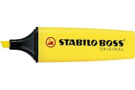 Tekstmarker Stabilo gul 5 mm Boss 70/24 