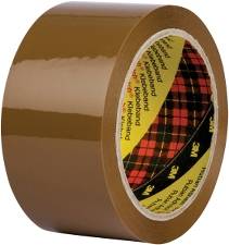 Pakketape 3739 Brun 50mm x 66m  PP