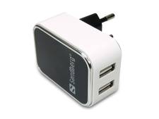 Sandberg Charger 2 x USB 1A + 2.4A