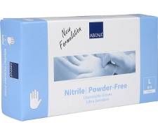Handsker ultra sensitive Str.L large u/pudder 100 stk. klar