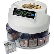 Mønttæller og -sorterer maskine Safescan 1250