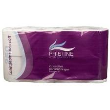 Toiletpapir Pristine 2-lags extra soft hvid 34m 64rul/pak