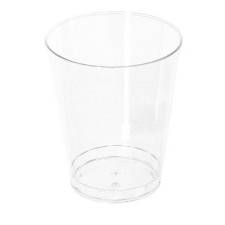 Plastikglas 8cl PS klar 45 stk/ps (målestreg 7cl)