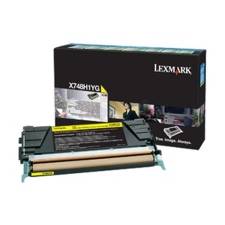 Lasertoner Lexmark X748 gul X748H3YG