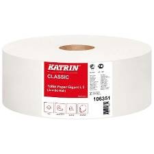Toiletpapir Katrin Classic Jumbo Maxi 2-lags  6 rl.