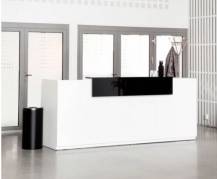 Sono Receptionsskranke Libra 1100x2600x770 mm, hvid DPL