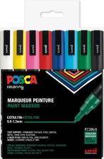 Marker Posca PC-1M assorteret standard 8stk/pak