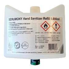 Hånddesinfekion refill til dispenser Serumony 1 liter