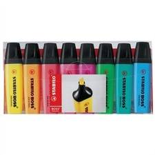Tekstmarker Stabilo Boss 5 mm etui/8 ass. stk. 