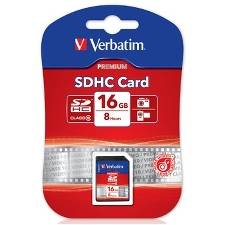 Verbatim 16GB Class 10 SDHC Hukommelseskort