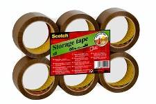 Pakketape 25 mm brun 3M 3707