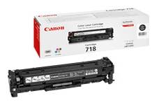 Lasertoner Canon 718BK sort Til 3.400 sider ved 5%