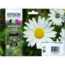 Blækpatron Epson 18XL 4 farver. T1816