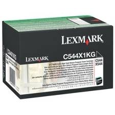 Lasertoner Lexmark C544 sort 6K