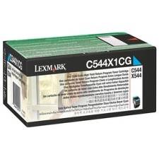 Lasertoner Lexmark C544 blå 4K