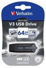 USB-stick Verbatim 64GB* V3 USB3.0 Store 'N' Go SuperSpeed