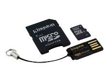 Kingston Multikit 16GB Class10 micro SDHC + USB/adaptor