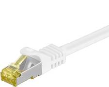 Netværkskabel UTP 0,5m Cat7 MicroConnect, hvid - patch