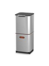 Affaldsbeholder TOTEM MAX 40 liter, Rustfrit ABS-metal