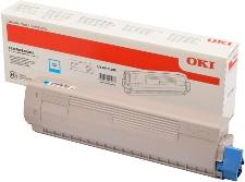 Lasertoner OKI C823 Cyan 7.000 sider v/5 %