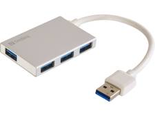 USB Hub 4-port Sandberg USB 3,0 Silver