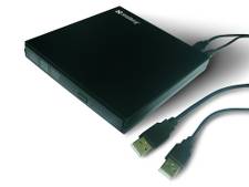 Mini Sandberg CD/DVD drev ekstern - USB 2.0