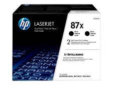 Lasertoner HP CF287XD sort HC LaserJet 2-pack  36K sider