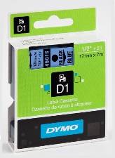 Prægetape D1 sort/blå 12 mm x 7 m 45016 Dymo