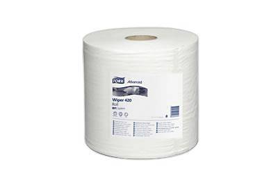 Aftørring Tork Advanced 420 W1 1500 ark 2 lag 510 m hvid 