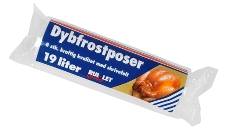 Frysepose, 19 l, klar, LDPE/virgin, 35x60cm