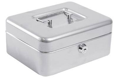 Pengekasse 90x160x200 mm sølv BNT 