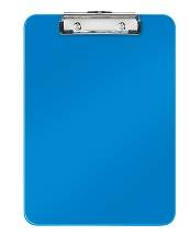 Clipboard Leitz WOW u/forside A4 blå