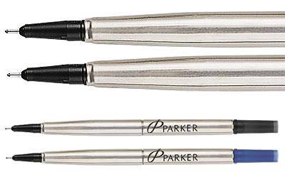 Refill Parker rollerpen M sort sort