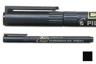 Tegnepen Drawingpen 05 sort streg 0.5 mm Pilot SW-DR-05-B